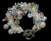 Bead Stew and Crystal Bracelet/ Crystal Bouquet