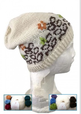 Pick Your Flowers Beanie: Beaded Kits