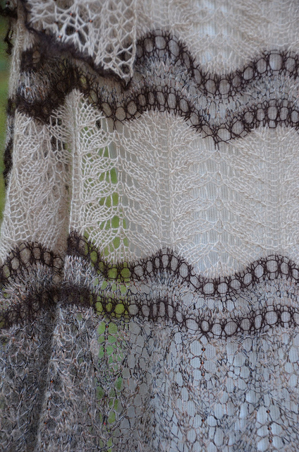 Leaves Washed Ashore/ Beaded Shawl Pattern by Kristi, Earthfaire