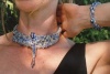 Dragonfly Neckpiece and Bracelet pattern by Sivia Harding