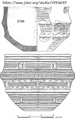 The archeological drawing.