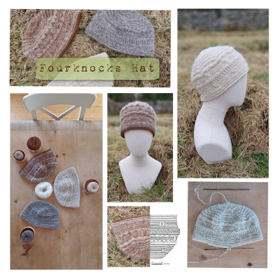 These photos of Anja's original hats are shown with her permission.