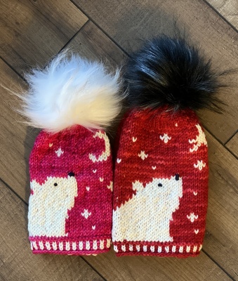 Lisa's original hats, here showing it in two sizes
