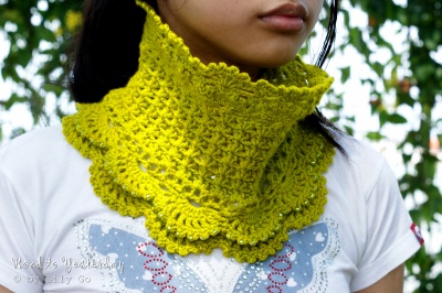 These photos of Lily's original cowls are shown with her permission.