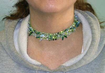 Bead Soup Choker Necklace - Jewelry Creations