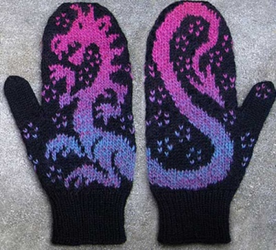 Dragon Paws A Mitten Pattern From Barbara Gregory
