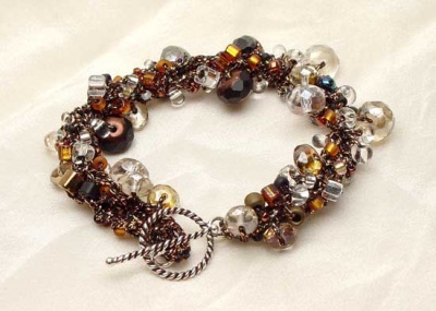 Fire Polish Crystal Swirls/ StarLight StarBright - Jewelry Creations