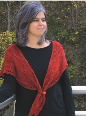 Heather-Inspired Shoulder Wrap/ Pattern from Schaefer Yarn - Shawls/Stoles