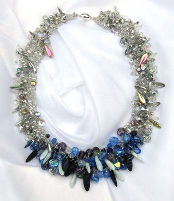 Moonrise Neckpiece/ Variation/ Sun and Stars - Jewelry Creations