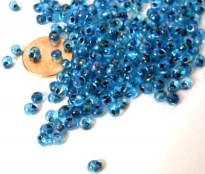 Noir Lined Aqua AB Megatamas (4 mm) - 